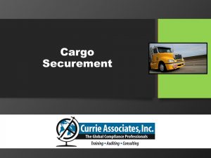 Cargo Securement